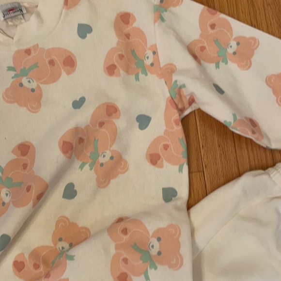 NWT set Teddy Bear heart and bows Sweatsuit Barbie pink style - Picture 6 of 14